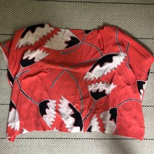 Diane Von Furstenburg Flowy Printed Blouse